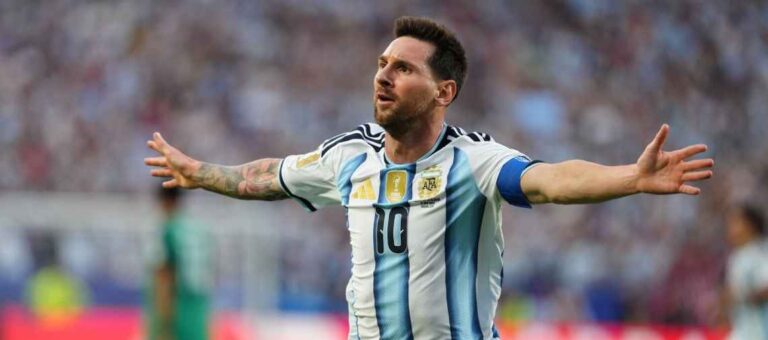 Messi Hat Trick Powers Argentina Past Algeria